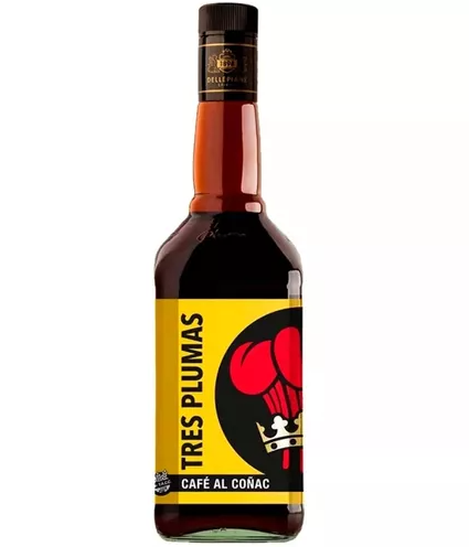 DELLE. Tres Plumas Licor Cafe/Choco. 750cc (6) -2221
