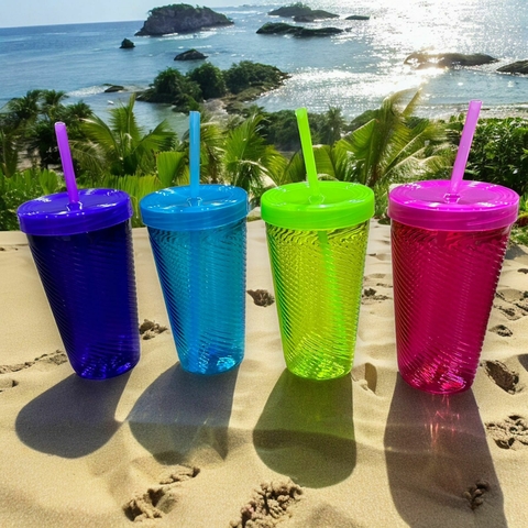 VIHA Vaso Rock Espiral Color c/Sorbete KP-943