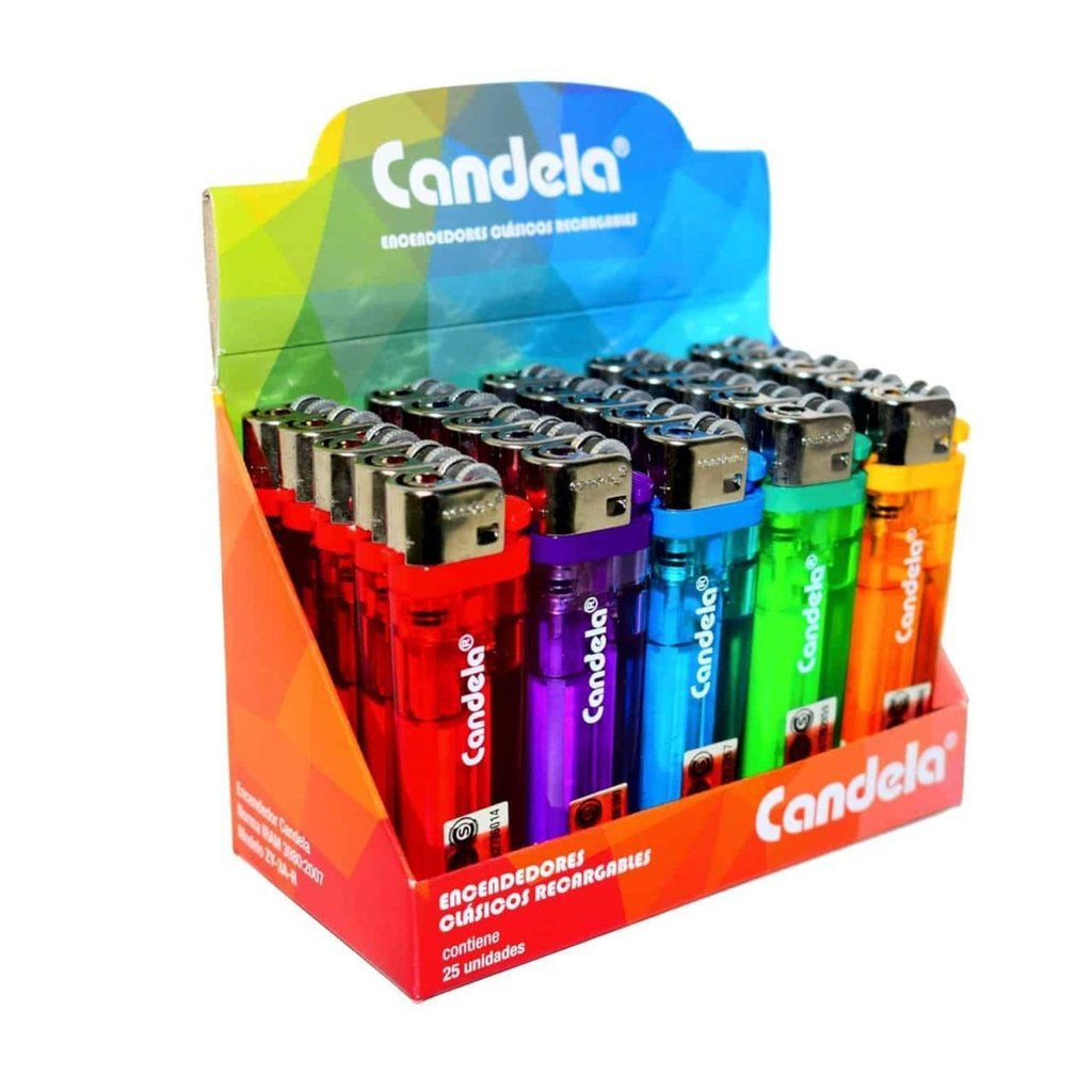 CANDELA Combo Enc.x25+Pila Alcal. AAx2 (40)
