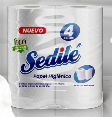 SEDILEE -HIGIENICO 4x30m Text. x12**