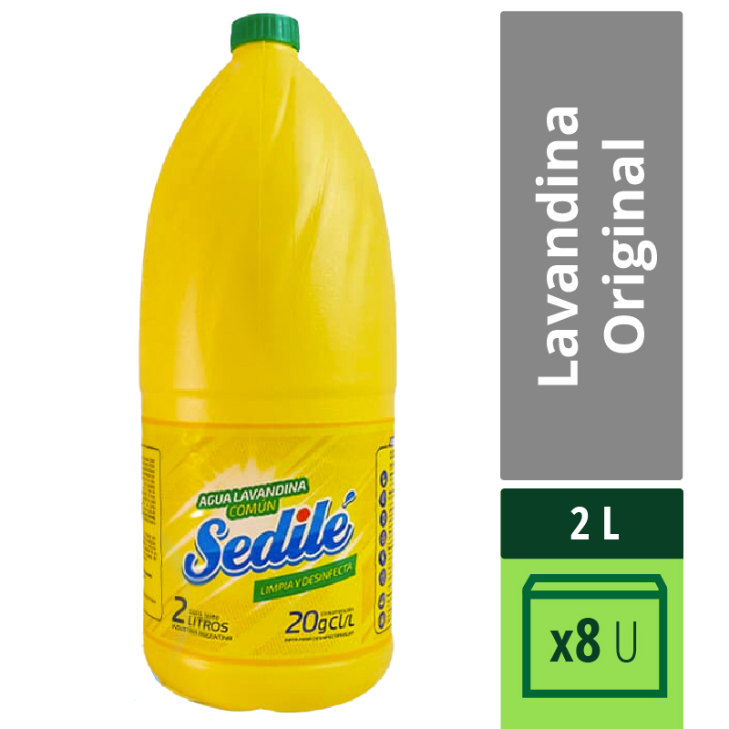 SEDILEE Lavandina 2L x8**