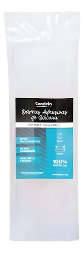 Candela Barras Adhesiva Silico. 11mm x30cm 17u 500gr (40)