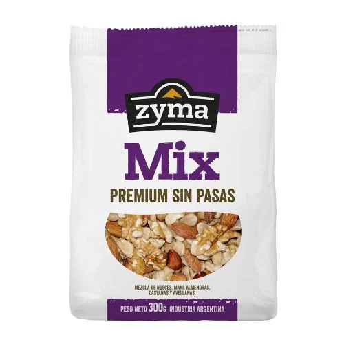 ZYMA Mix Frutos Secos Sin Pasas 150gr X12