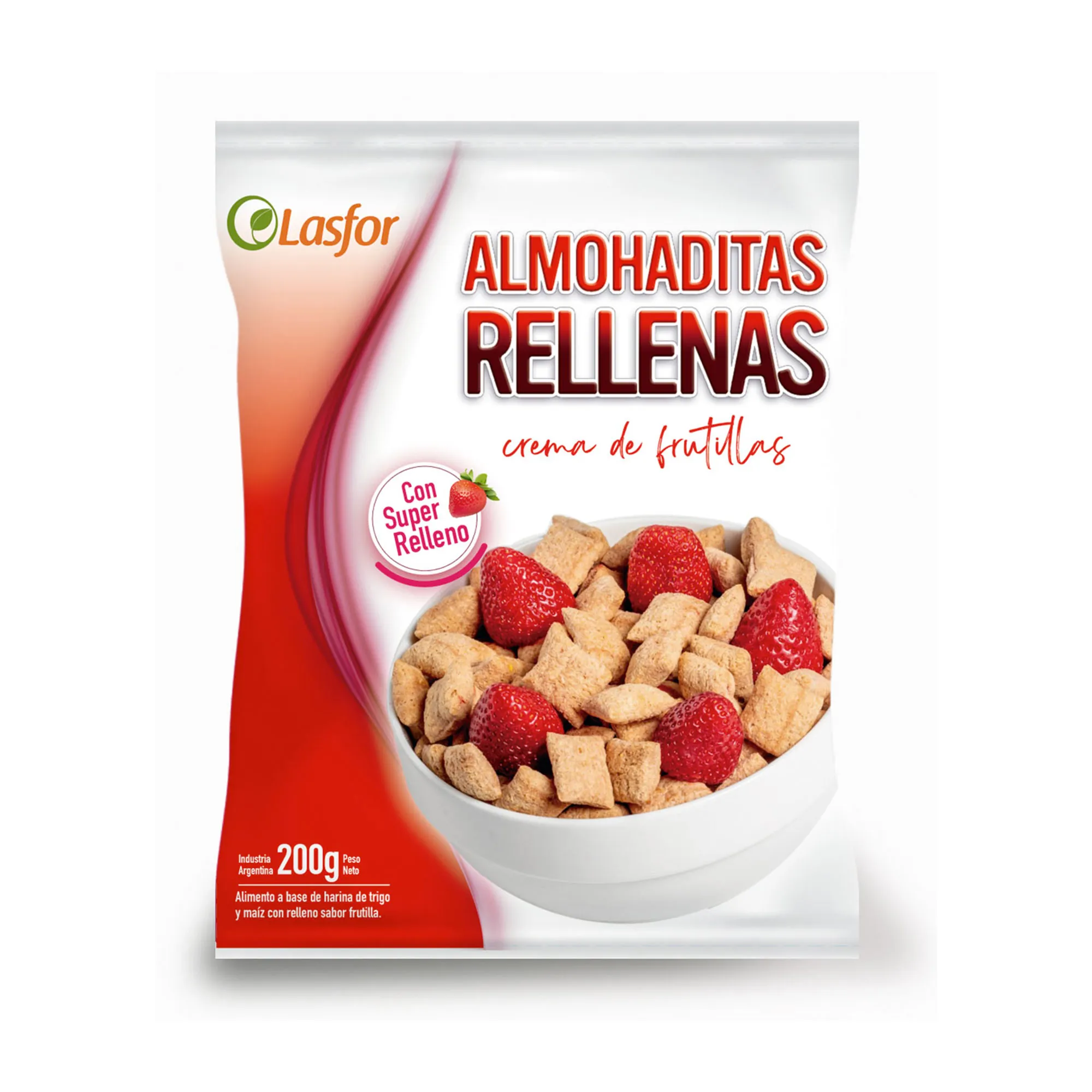 LASFOR Almohaditas Frutilla 200gr x18