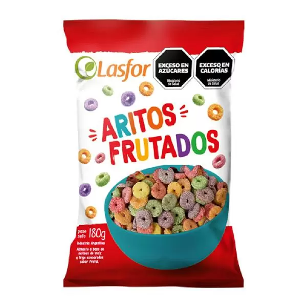 LASFOR Aritos Frutados 180gr x18