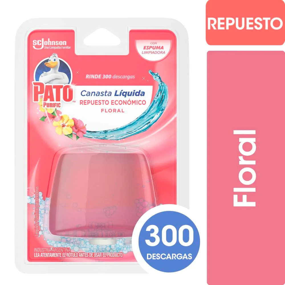 Pato Canasta Liq. Ap Floral (12)