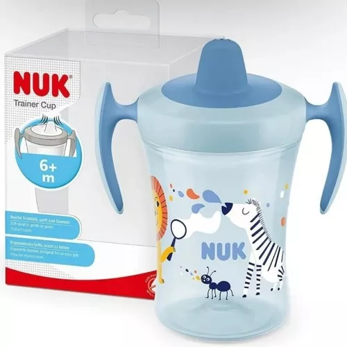 NUK Vaso Trainer Cup Cebra Azul Claro