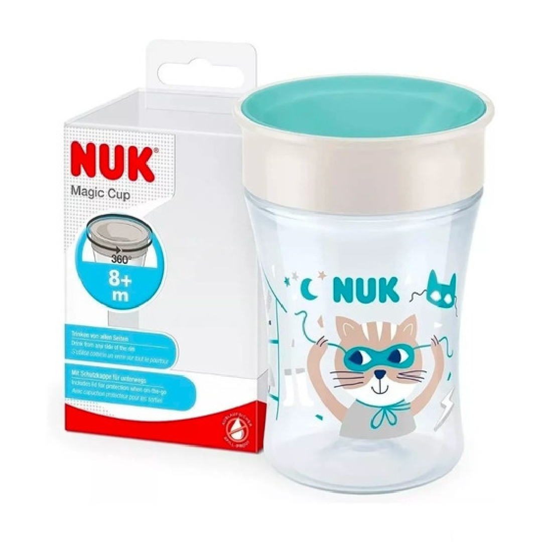 NUK Vaso Magic Cup Gato Verde Claro