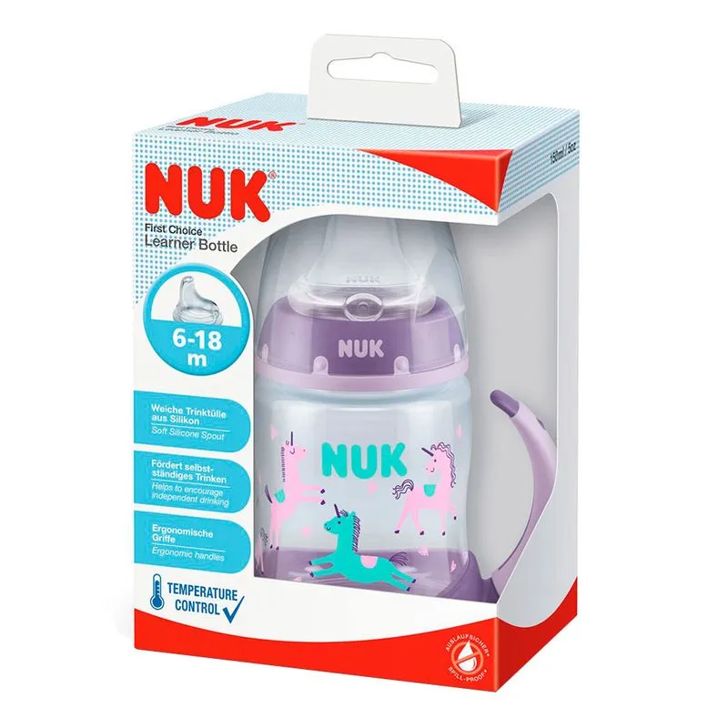 NUK Vaso Aprend. 150ml Cont. Temp. Violeta