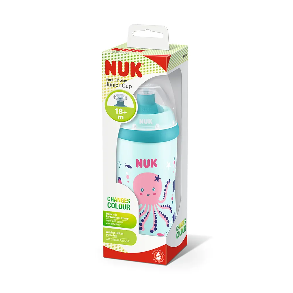 NUK Vaso Junior Cup 300ml Efec.Camal/Pulpo Cel.