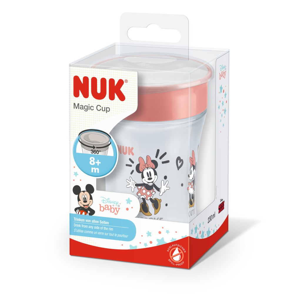 NUK Vaso Disney Magic Cup Mickey Rosa