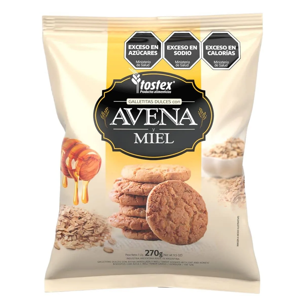 TOSTEX Gallet. Avena y Miel 270gr x10