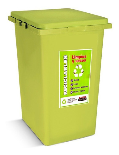 ENCA. Tarro Res. c/tapa Plana 60 Lts -3079