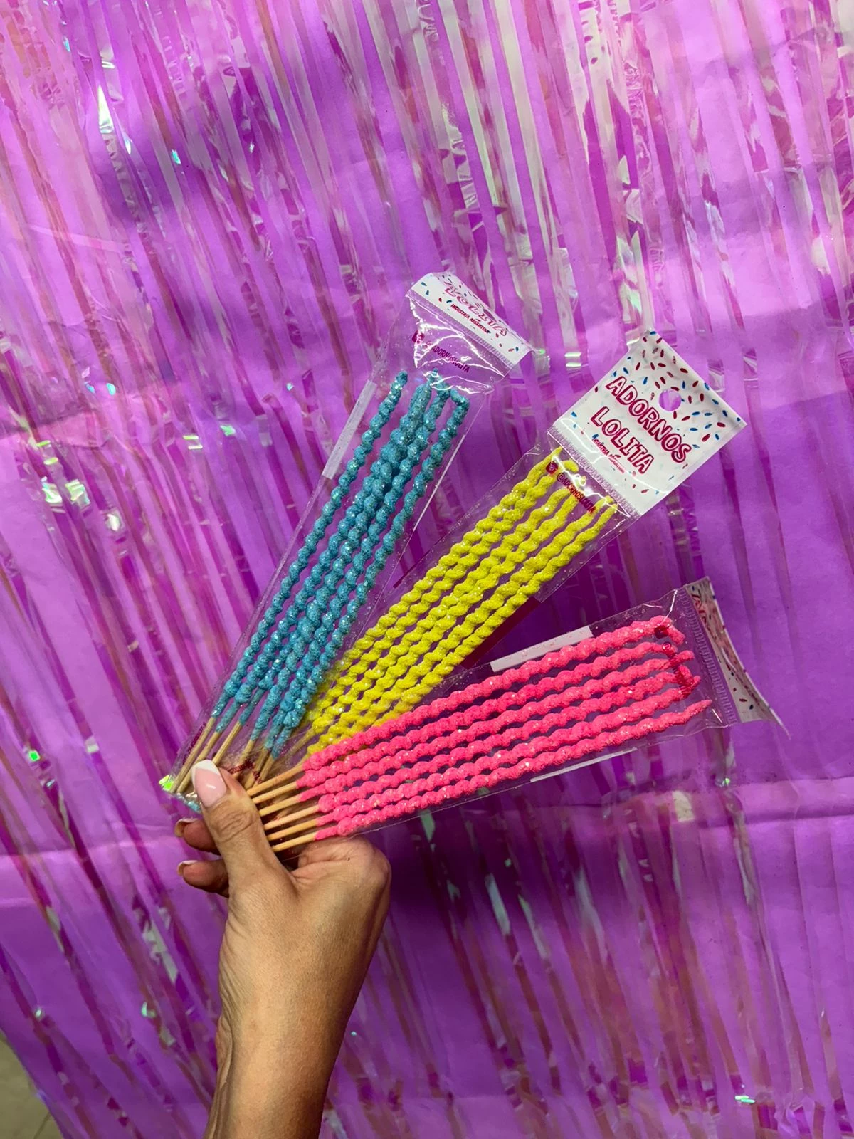 LOLITA Vela Corta Blister x5 Rosa