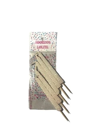 LOLITA Vela Larga Blister x6 Blanco