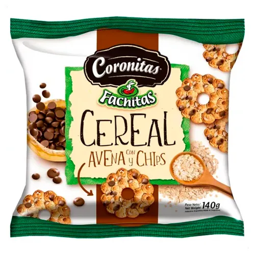SABOR. Coronitas Cereal Avena Cacao 140gr x30