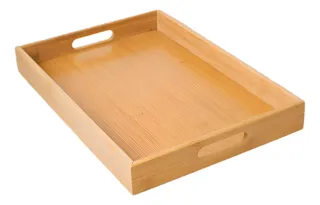 INFINITY Bandeja Rect. Madera 41x30 -8554