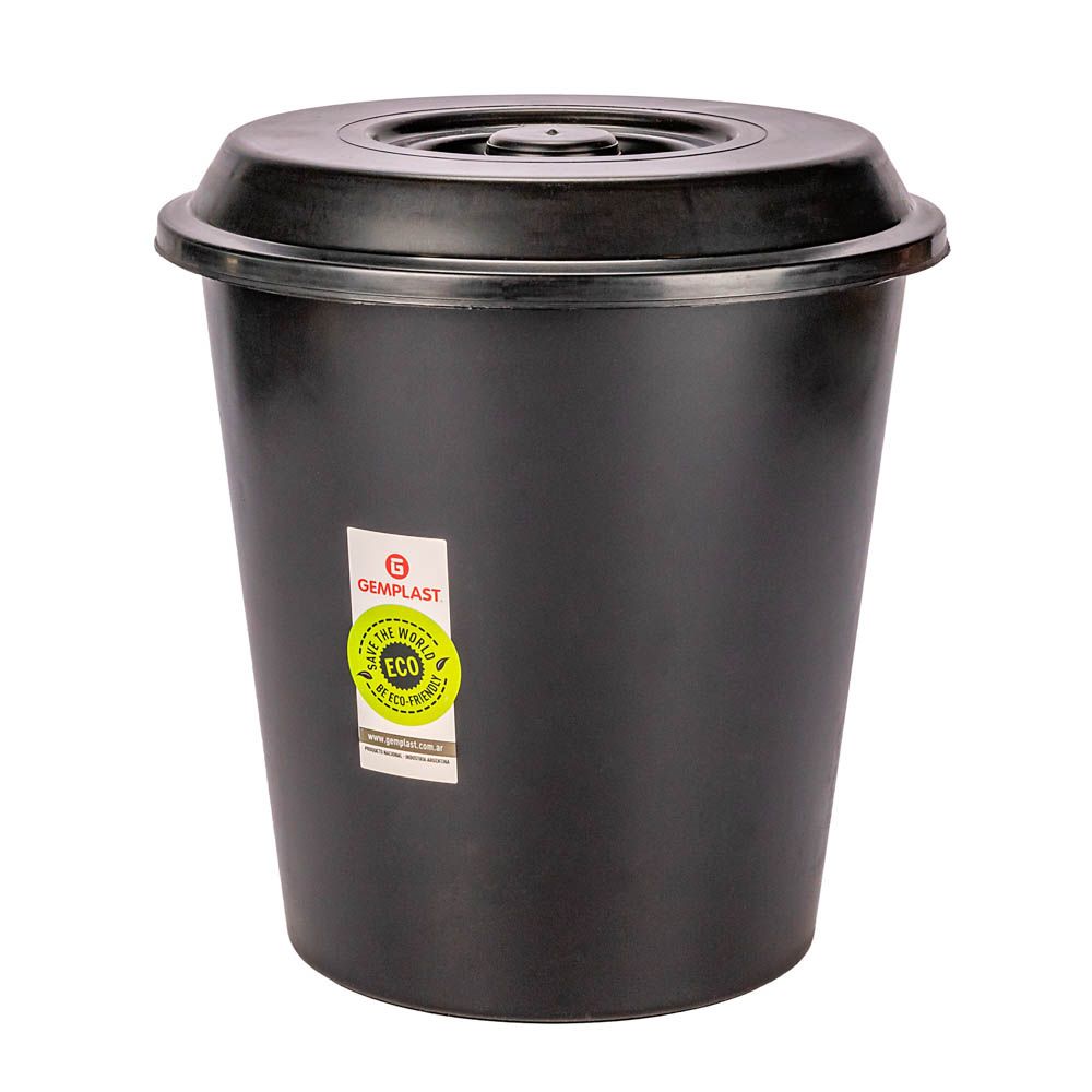 GEM. Tarro Residuo 8L Negro T/ Negra