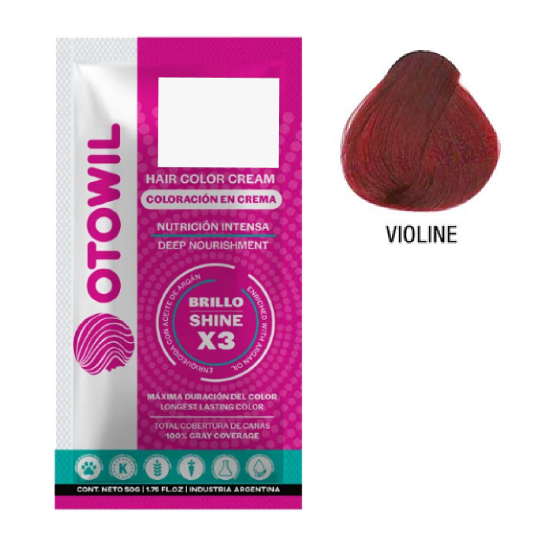 OTOWIL Crema Color Cap. 5/62 sobre 50gr x6 Violine