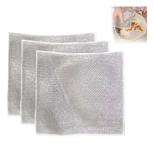 NP Set x3 Paño Ac. Inoxidable (20)