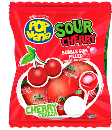 OBLIMAR Chupetin Pop Mania Maxxi Cereza 24u (12)