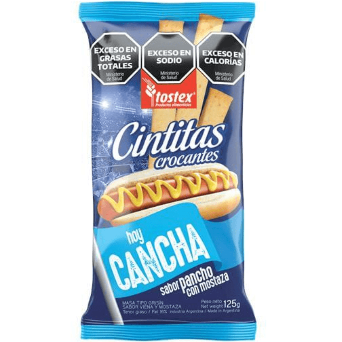 TOSTEX Cintitas Sabor Pancho 125gr x13