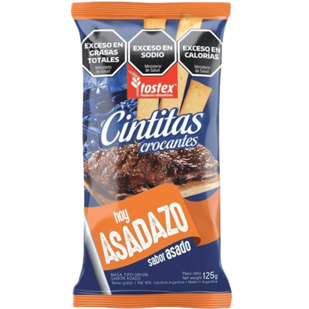TOSTEX Cintitas Sabor Asado 125gr x13