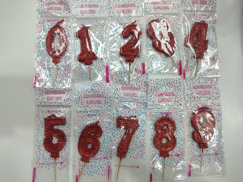 LOLITA Blister Numerote Rojo N°1 (10)