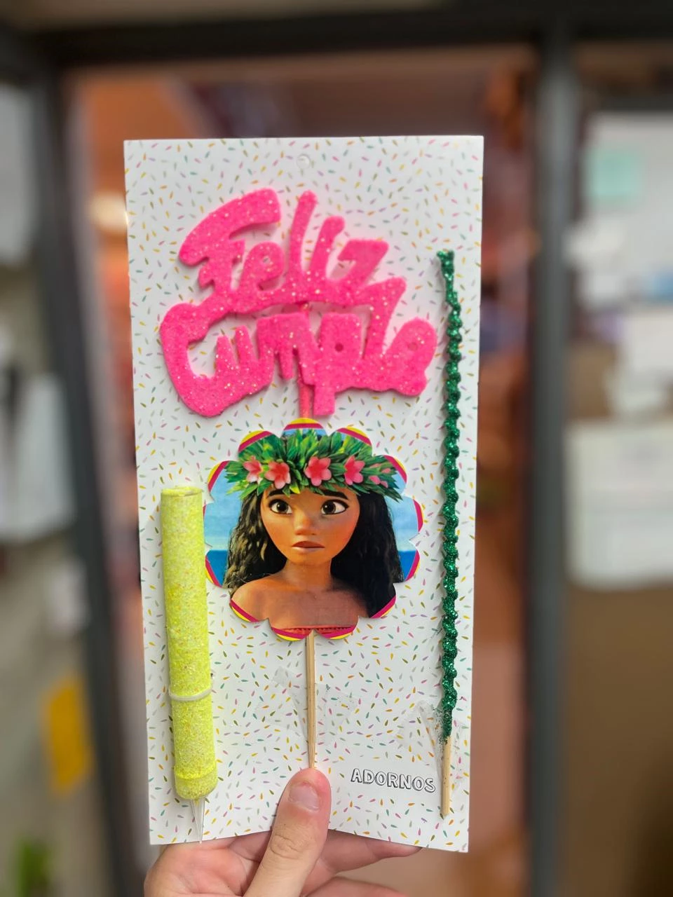 LOLITA Blister Feliz Cumple Moana