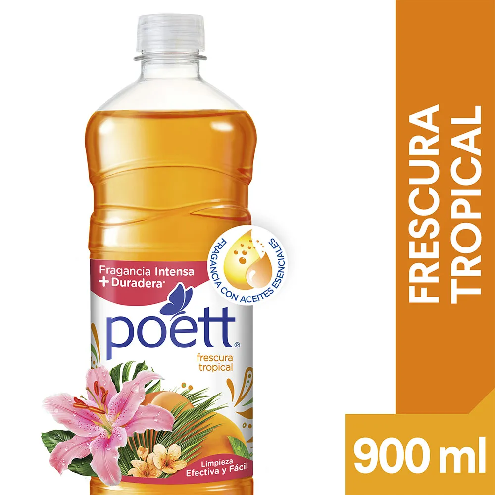 Poett Limp. 900ml Frescura Tropical x12