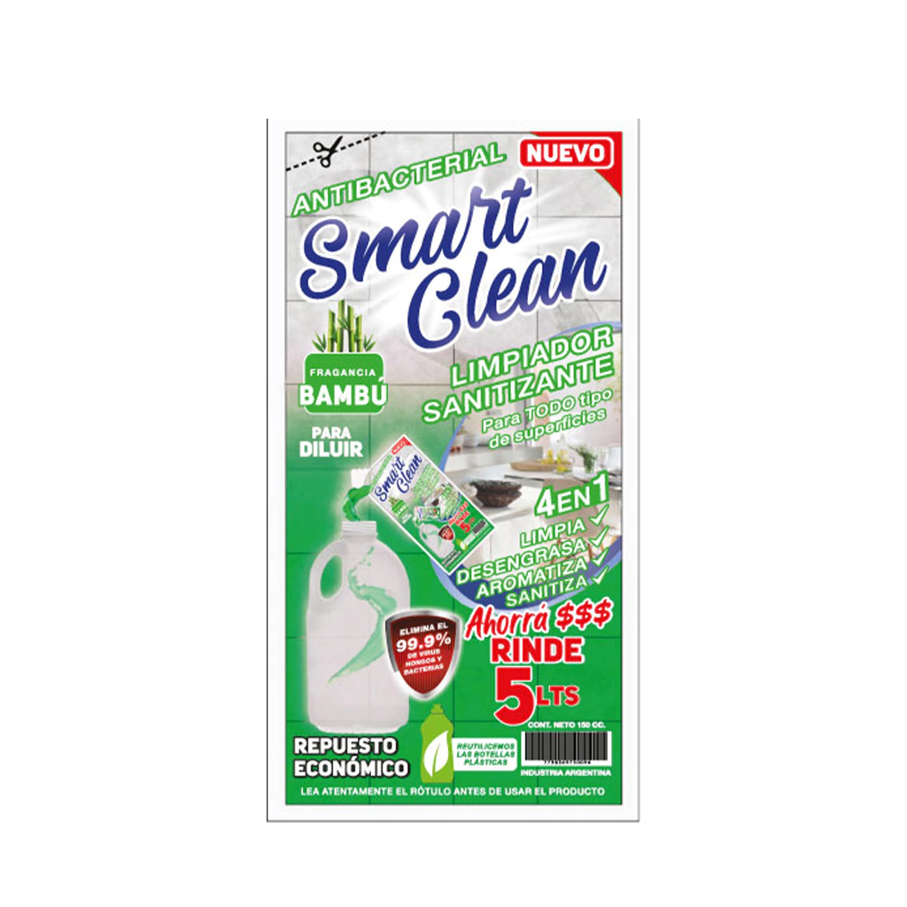 Smart Clean Limp. Desinf. Citronella Rinde 5L x15