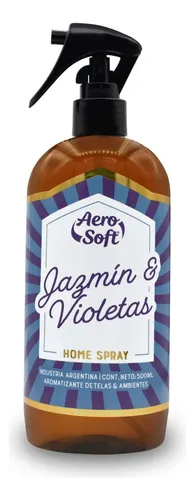 AeroSoft Aromat. Spray 500ml Jazmin-Violetas