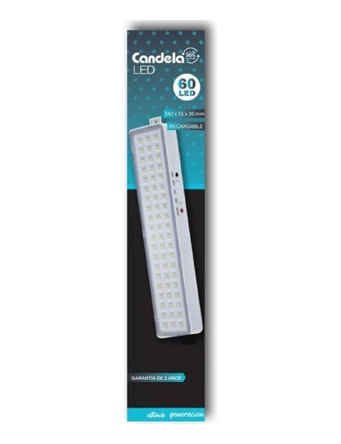 ELECT. Candela Luz Emergencia 60 Led Recarg. (40)