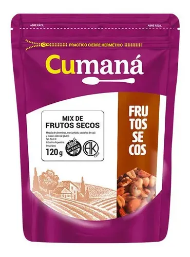 CUMANA Frutos Secos Mix d/pack 120gr (12)