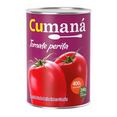 CUMANA Tomate Perita Entero s/tacc 400gr (24)
