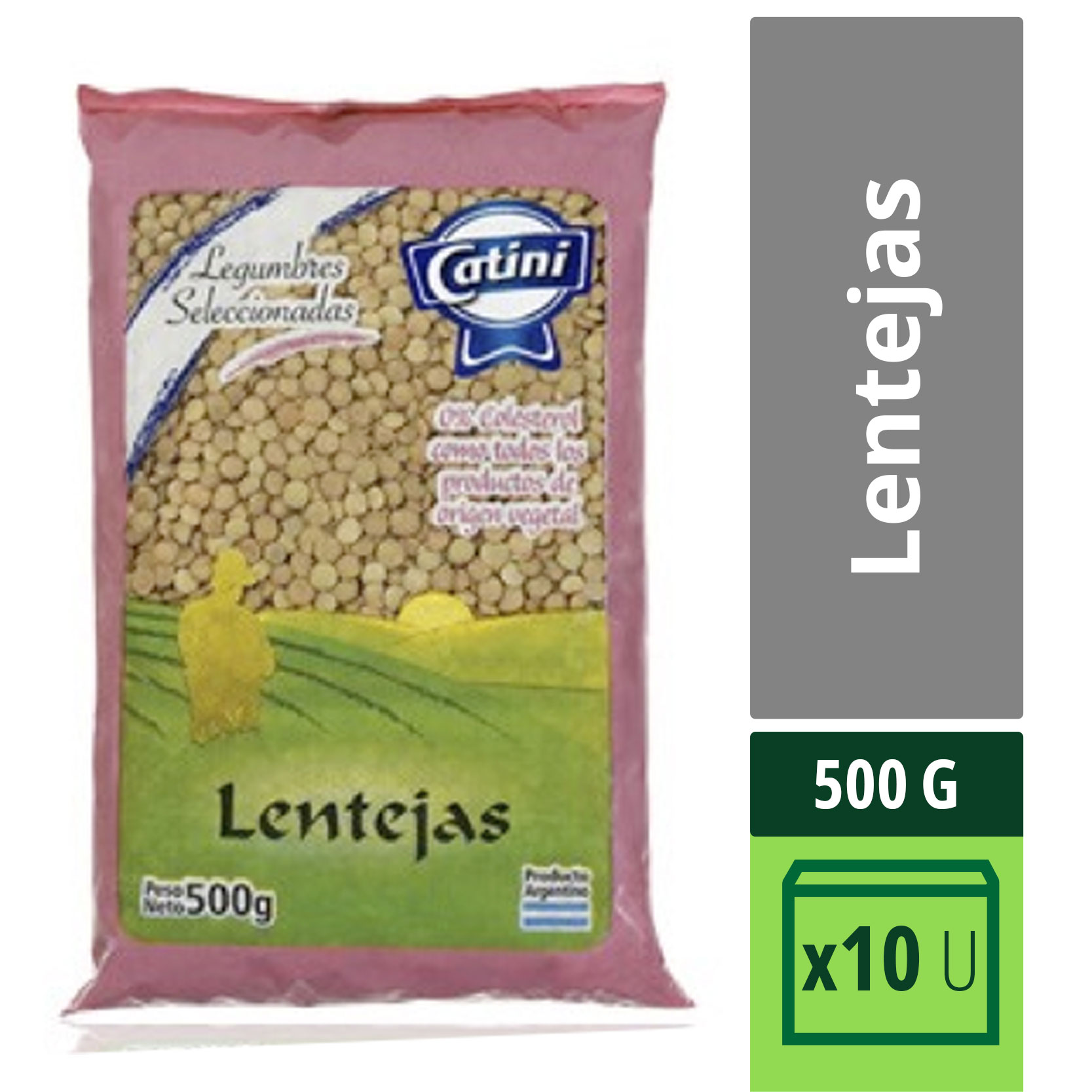 AGR. CATINI Lentejas 500gr x10