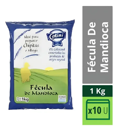 AGR. CATINI Fecula de Mandioca 1Kg x10